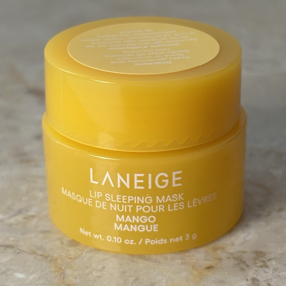 LANEIGE Lip Sleeping‎ Mask Travel Size Mini 0.10 Oz / 3g Mango